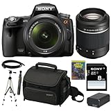 Sony Alpha SLT-A55V/L 16.2MP DSLR with Translucent Mirror Technology and 3D ....