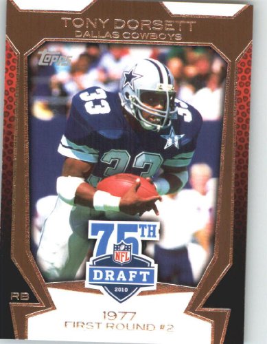 2010 Topps Draft 75th Anniversary #75DA-42 Tony Dorsett - Dallas Cowboys (Football Cards)