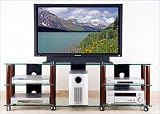 Plasma TV stand with 5 AV shelves for up to 65 Plasma, LCD or DLP TV