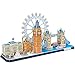 CubicFun London Skyline Building Model Kits Puzzle Craft Toys Gift,107 Pieces MC253h