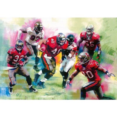 Tampa Bay Buccaneers (Group) Sports Poster Print - 13x19