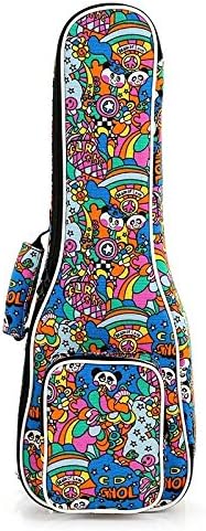 Fantasy Opus(TM) Lovely Cartoon Pattern Folk Design Ukulele Bag Case (21 inch/5620cm, Style A)