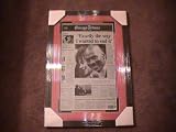 Michael Jordan Chicago Bulls Chicago Tribune Rare Printing Plate Framed and Matted Rare 1/1 Exactly the WAY I Wanted to END It