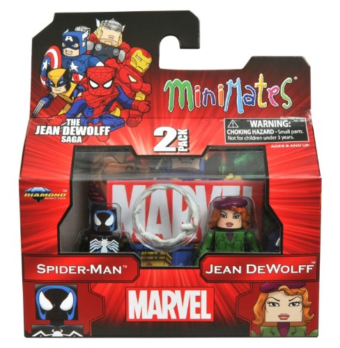 Marvel MiniMates Series 43 Mini Figure 2Pack SpiderMan Jean DeWolff