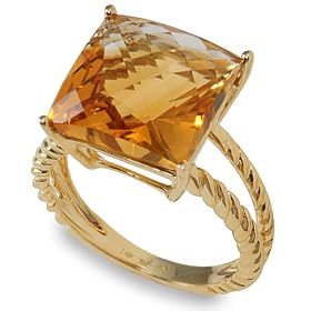 Buy Asher Collection 8 ctw Citrine Ring by Ultra Diamonds