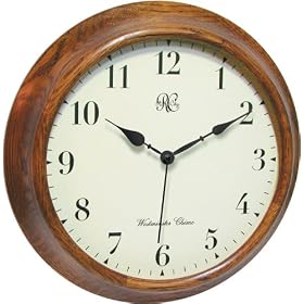 River City Clocks 15 Inch Wood Wall Clock with Four Different Chiming Options - Model # 7100-15