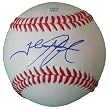 Team Canada! John Axford Autographed ROLB Baseball, Milwaukee Brewers, World Baseball Classic, Proof Photo