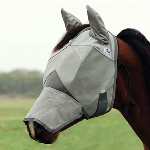 Cashel crusader fly mask with ears and long nose - size…