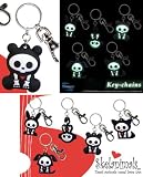 Skelanimals ChungKee The Panda Glow In The Dark Keychain