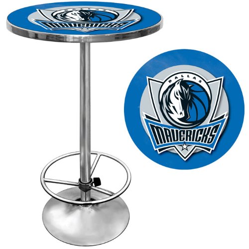 NBA Dallas Mavericks Chrome Pub Table