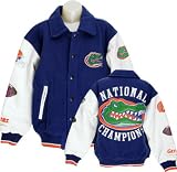 Florida Gators Youth Commemorative Wool and Pleather Varsity Jacket