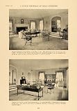 1919 Print Colonial Living Room Decorating Scheme Chair - Original Halftone Print