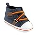 Luvable Friends Unisex Baby Crib Shoes, Blue Zig Zag, 6-12 Months