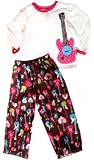 Carter's Toddler Girls Glittery Guitar 2pc Pajamas