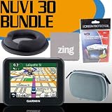Garmin nüvi 30 3.5-inch Portable GPS Navigator (US Only) Starter Kit