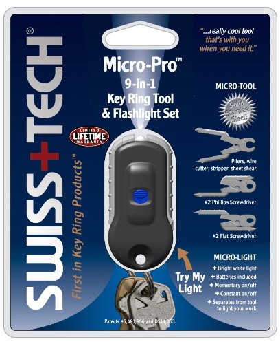 Swiss+Tech PTCSSS-DL Micro-Pro 9-in-1 KeyChain