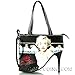 Marilyn Monroe Faux Leather Stiletto Bag Embellished Rhinestones