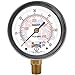 PFQ-ZR Standard Industrial Guage PSI Scale 4" Dial Back Connection -30-0 - 30 PSI 0.25 Connection Size