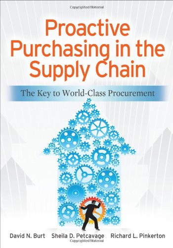 Mcgraw Hill Book Co Proactive Purchasing in the Supply Chain: The Key to World-Class Procurement