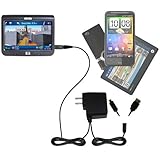 Double Wall Home Charger with tips including a tip for the HP iPAQ 310 - uses Gomadic TipExchange Technology