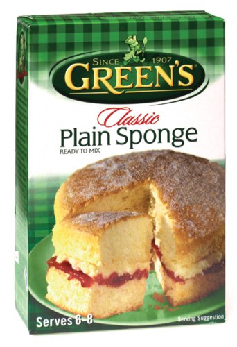 Greens Plain Sponge Cake Mix, 7.79-Ounce Boxes (Pack of 12) by Greens