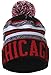 American Cities USA Fashion Block Letters Pom Pom Knit Hat Beanie