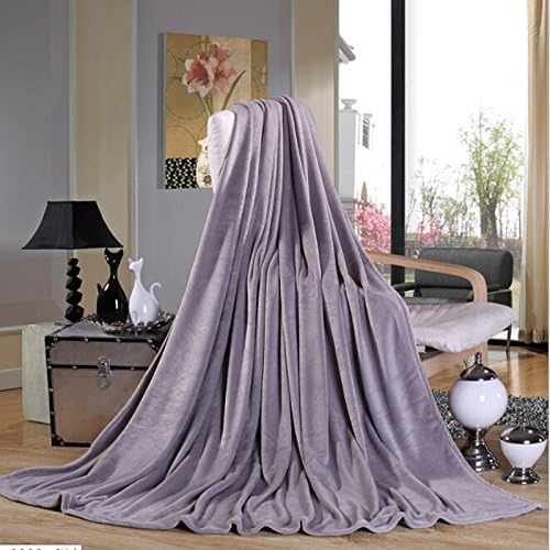 Soft Cartoon Animal Baby Kid Infant Teen Fleece Mink Throw Blanket Bed Set Cover Bedding Set 150x200cm (150x200cm, Grey)