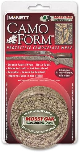 Camo Form Gun Gear Self Cling Stretch Wrap (Many Colors) (Mossy Oak Shadow Grass)