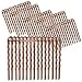 Copper Plated Metal Hair Combs - Fun Craft Beading Project 1 3/4 Inches (X6)