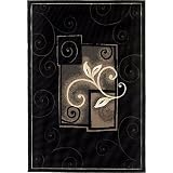 Contemporary Area Rug, Home Dynamix Pinnacle Black
