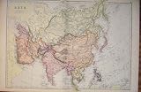 51qXGJwtbfL. SL160  Asia Pacific Geographical Map Antique Print World Maps