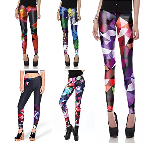 Sexy&Stylish Womens Fashion Soft Comfortable Print Leggings Pants