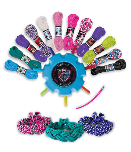Monster High Braidzilla Bracelet Braiding Kit