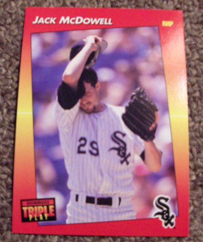 1993 Donruss Triple Play Jack McDowell # 129 MLB Baseball Card