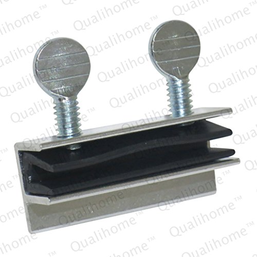 Qualihome Aluminum Double Thumb Screw Turn Patio Sliding Door and