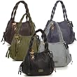 Grand sac � main en cuir Caz sign� Catwalk Collection - Marron