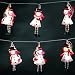 Snowmen Christmas Lights - 10 snowmen with 20 bulbs