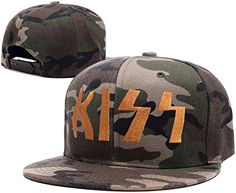 XIYY KISS Band Logo Embroidery Camouflage Cap Camo Snapback Hat