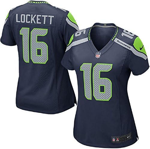 Women's Tyler Lockett #16 Navy Blue Jerseys