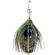 Chic Chain Dangle Peacock Feather Belly Ring