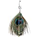Chic Chain Dangle Peacock Feather Belly Ring