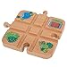 Orbrium Toys Cross Track for Wooden Railway Fits Thomas Brio Melissa & Doug Imaginarium