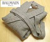 【Ｌサイズ】紳士ウール混ガウン「ＢＡＬＭＡＩＮ　バルマン」「総裏地つき」セミロングタイプ(0120)