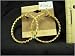 gold hoop pincatch earring 14 KT GOLD PLATD earring made in U.S.A Hypoallergenic, 38-103-2