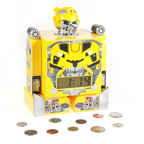 Transformers - Bumblebee Transforming Bank Alarm Clock