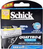 シック クアトロ4 チタニウム レボリューション 替刃 8個入