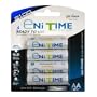Yuasa Enitime AA Pre-Charged Rechargeable Batteries (4-Pack)