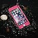 iPhone 6S Waterproof Case,iPhone 6 Waterproof Case,Maxdara [Newest] Waterproof Underwater Shockproof Snowproof Dirtpoof Protection Cover Case for iPhone 6S 6 4.7 Inches (Pink)