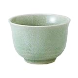 湯呑み　そり煎茶　煎茶湯飲み　青地貫入　美濃焼