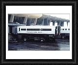 51qXgIM0blL. SL160  Framed 20x16 Print (51x40cm) Passenger transfer vehicle at Washington Dulles Airport USA from Flightglobal